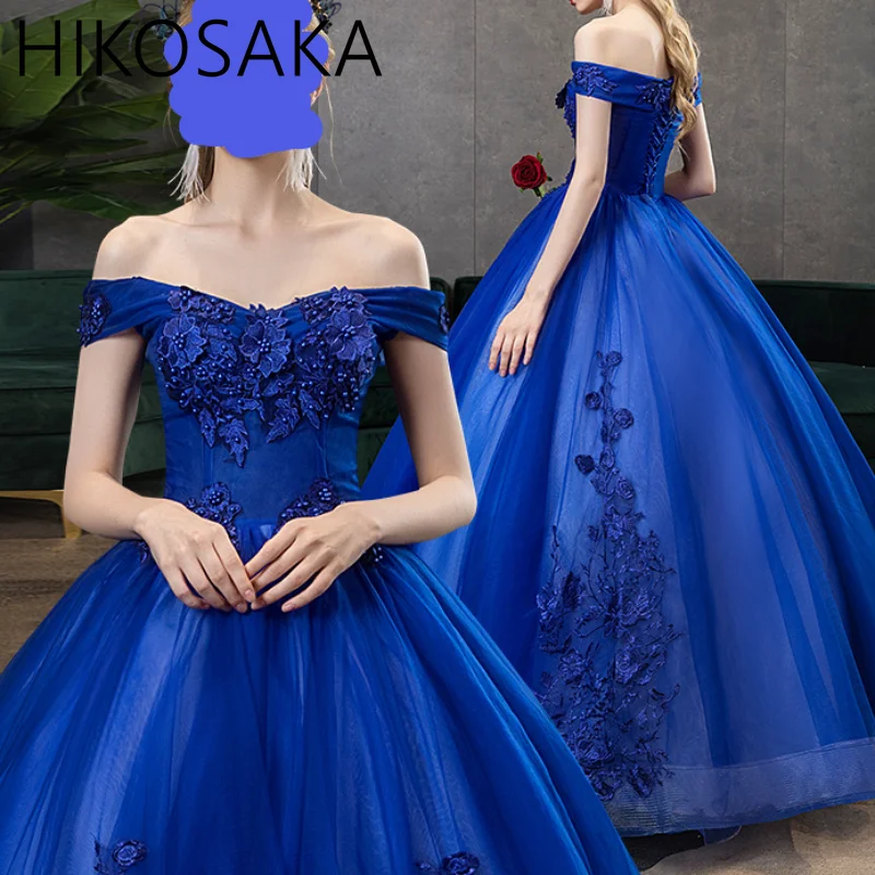 

Quinceanera Dresses Sweet Party Prom Dress Luxury Lace Off Shoulder Ball Gown Vestidos Plus Size