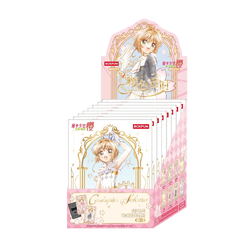 BOXFUN Cardcaptor Sakura: Прозрачные магнитные наклейки на холодильник, коллекционная серия, подарочная игрушка-сюрприз с высокой цветовой ценностью (art.: 3920dc50cbd64) - 3920dc50cbd64