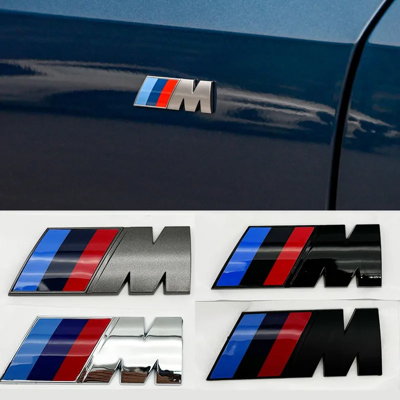 3D ABS BMW M логотип наклейка задний багажник значок крыла боковая эмблема для E30 E36 E63