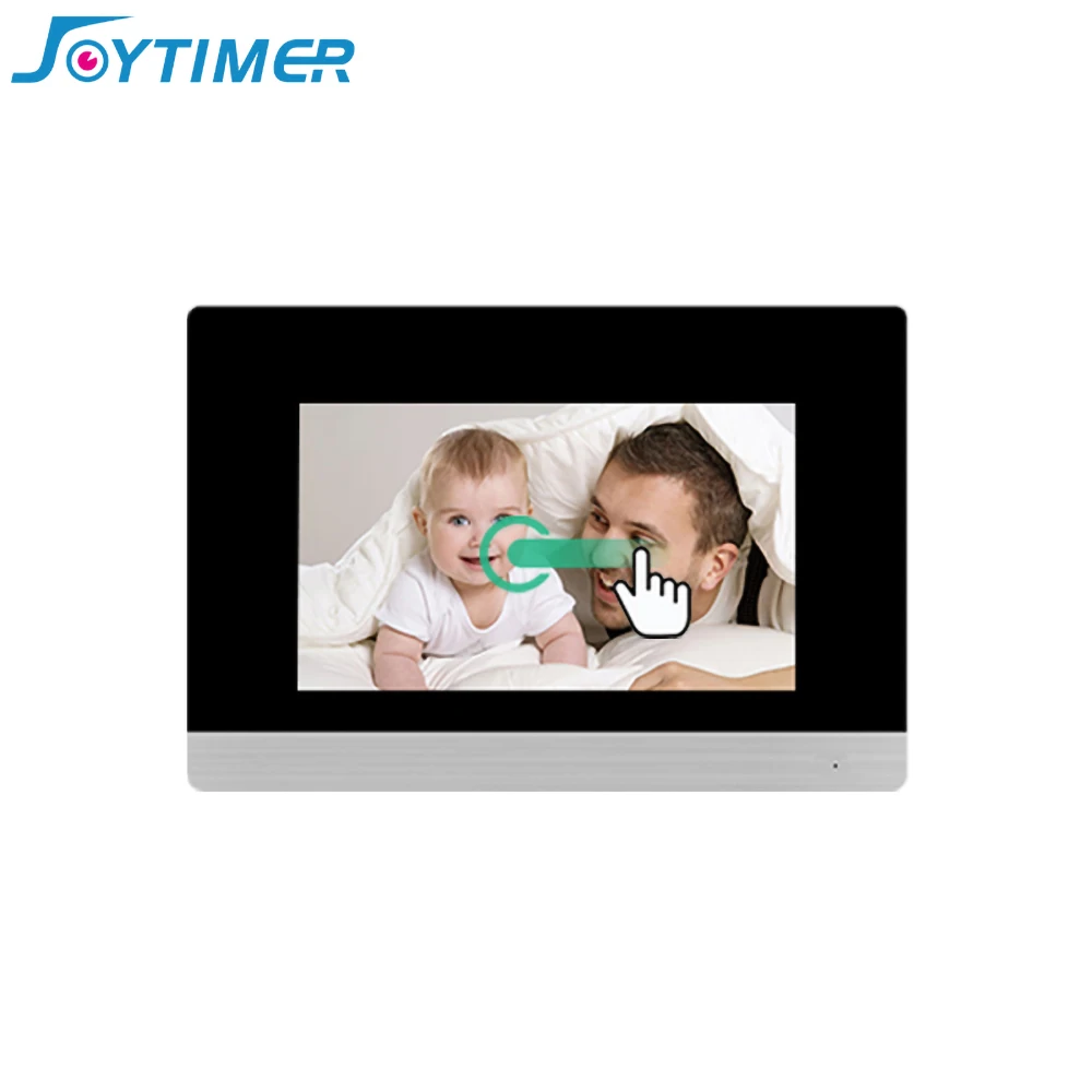 7-дюймовый Wi-Fi IP-видеодомофон Joytimer с сенсорным экраном домофон для 4-семейной