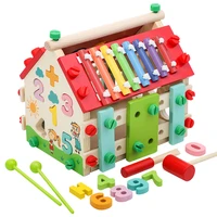 montessori multifunctional digital house disassembly nut toy cognitive learning math toy baby early educational toy for children