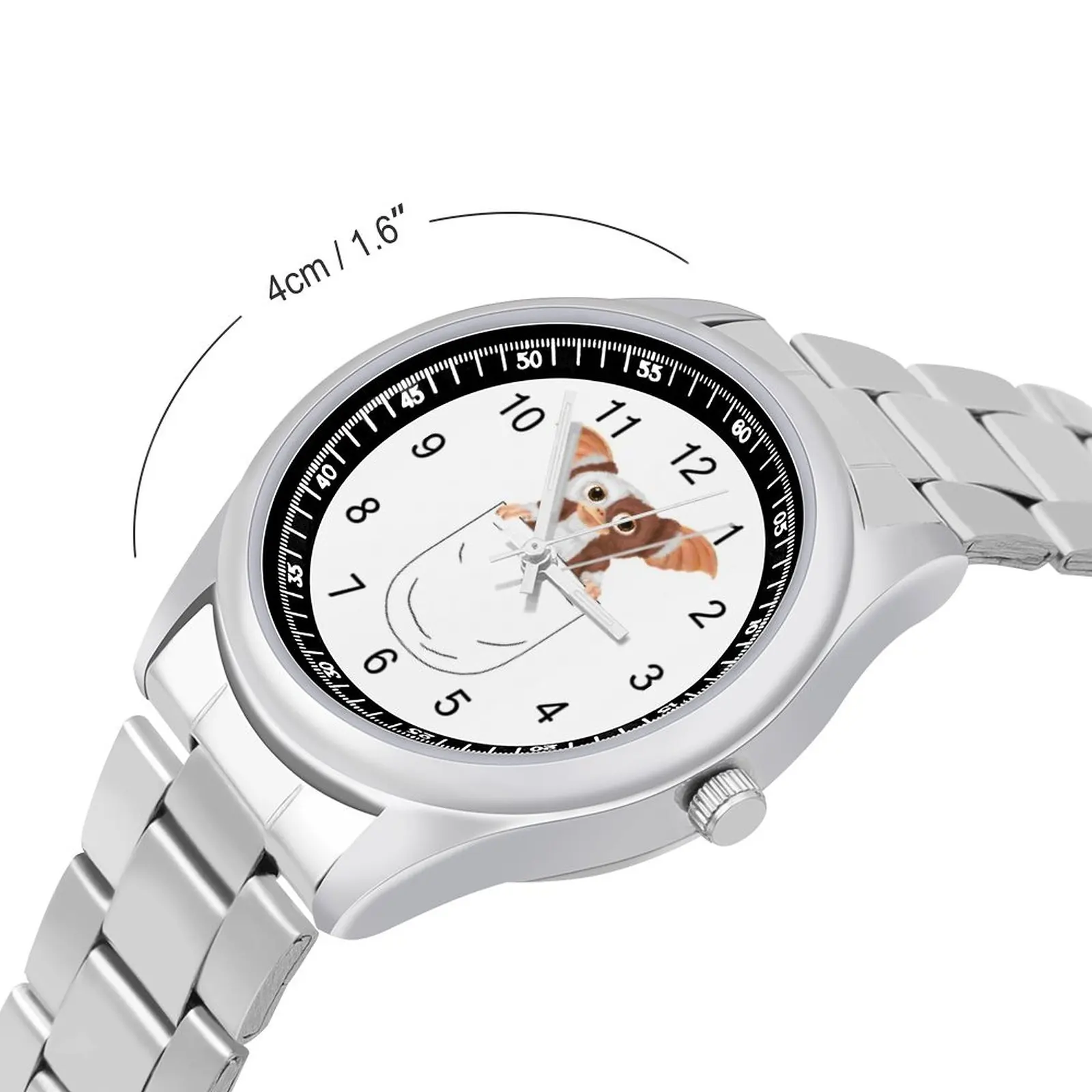 Gizmo карманные кварцевые часы пленка Продвижение Современные наручные стальной