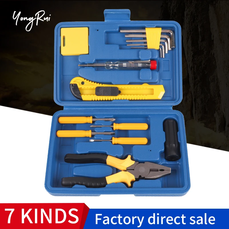 

10 PCS Hardware Tools Gift Set Tool Box Garage Repair Tool Set