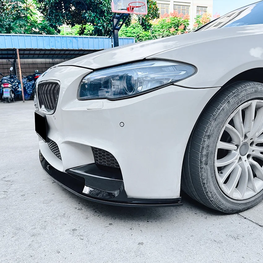 Фото Для BMW 5 серии F10 F11 M5 2012-2016: Комплект обвеса (сплиттер, накладка на бампер, спойлер, канарды) №5