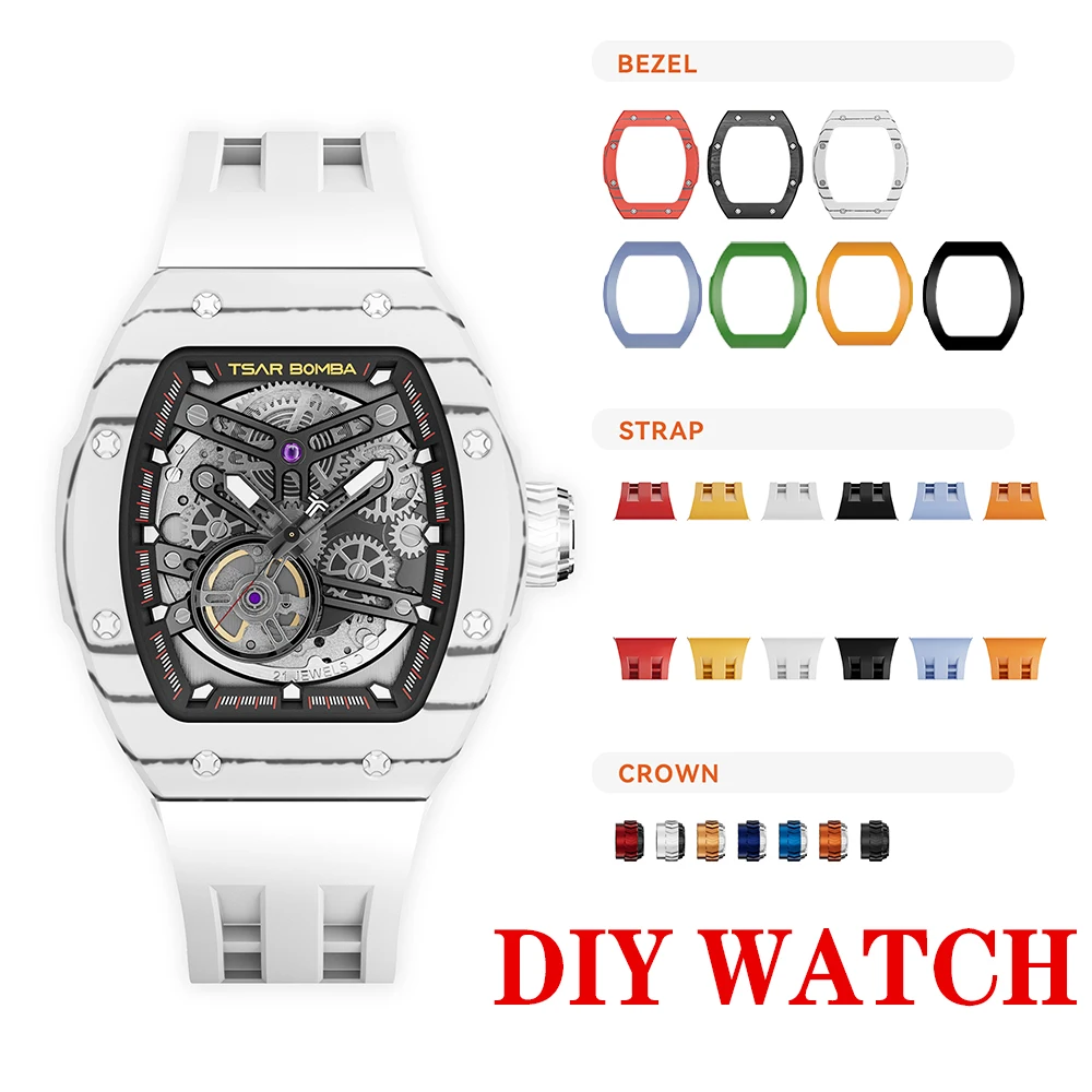 Водонепроницаемые механические наручные часы SAR BOMBA цвет в ассортименте