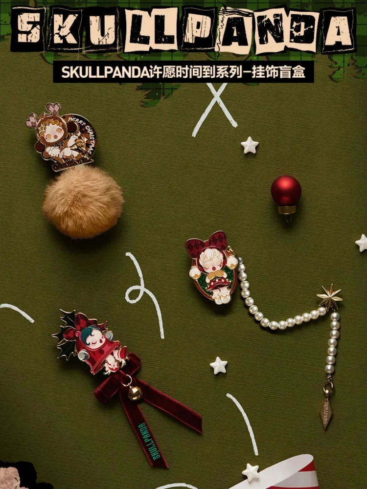Подлинная слепая коробка Skullpanda Wish Time To Series Kawaii Кукла Тайная Модная сумка Подвеска