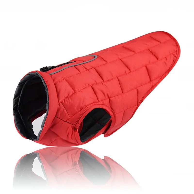 

Winter Pet Dog Clothes Waterproof Reversible Dog Jacket for Small Meidum Large Dogs Light Weight Cotton Quilted Warm Pet Coats