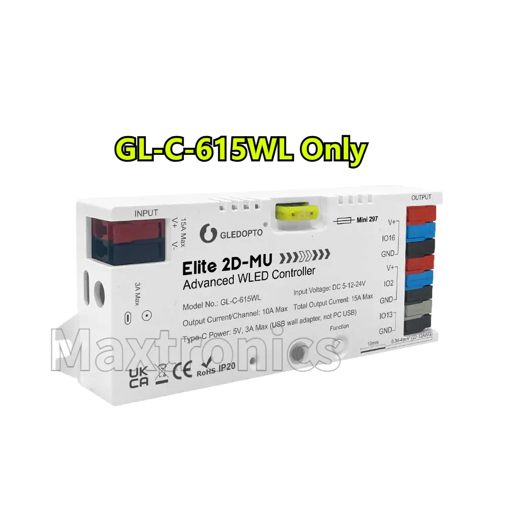 

GLEDOPTO Elite ESP32 RGB-контроллер