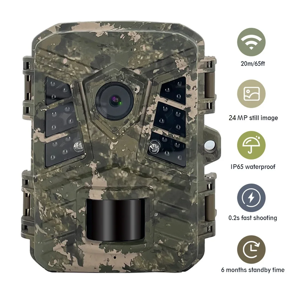 

Outdoor Trail Camera Infrared Night Vision Motion Sport Hunting Cameras IP65 Waterproof IR LEDS Wildlife Scouting Photo Trap