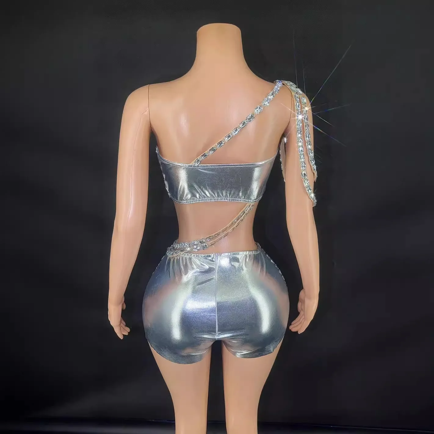 Костюм из двух предметов женский костюм для сцены команды бара дискотеки