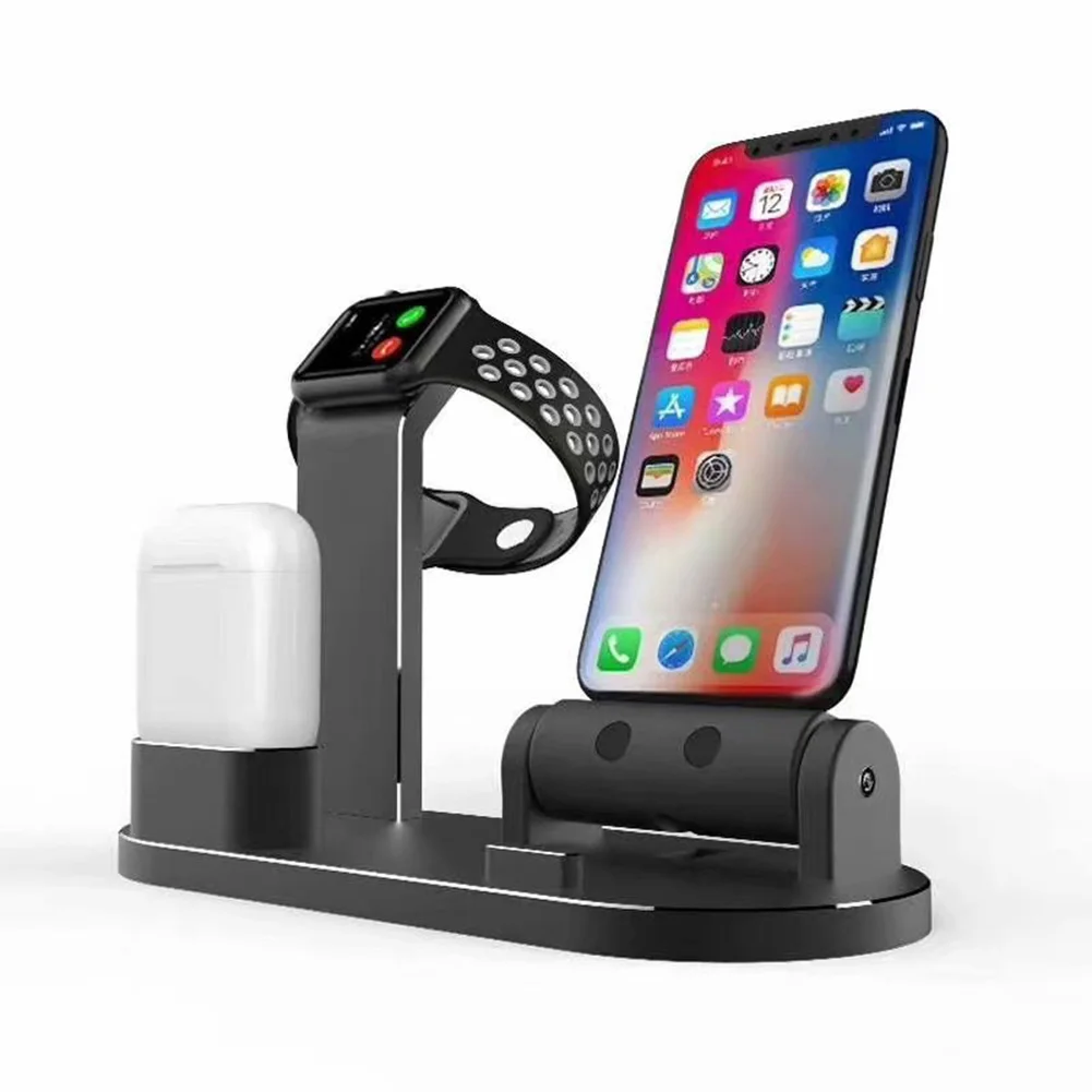 

2 in 1 Charging Watch Stand for iPhone Ergonomic Angle Placement Holder for Max/Mini/ Pro