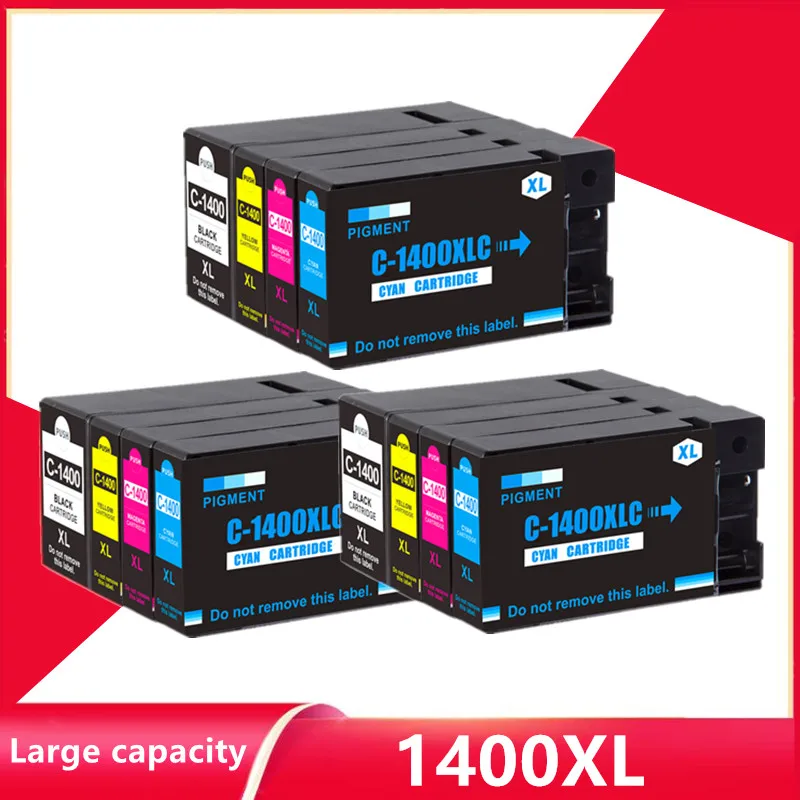 

Compatible 1400XL PGI-1400XL PGI 1400 PGI1400 XL Ink Cartridge for Canon MAXIFY MB2340 MB2040 MB2140 MB2740 Printer