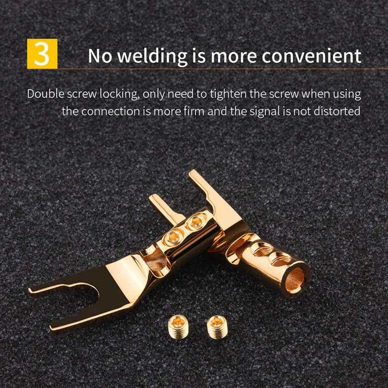 8 шт. медные вилки-лопатки для колонок