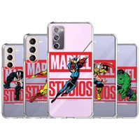 case for samsung galaxy s22 s21 ultra s20 fe s10 plus waterproof phone funda note 20 10 9 clear cover marvel avengers vanguard