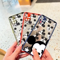 disney mickey mouse art case phone for samsung a23 a13 a73 a33 a53 a71 a52 a51 a32 a31 a30 a22 a21s a12 frosted translucent