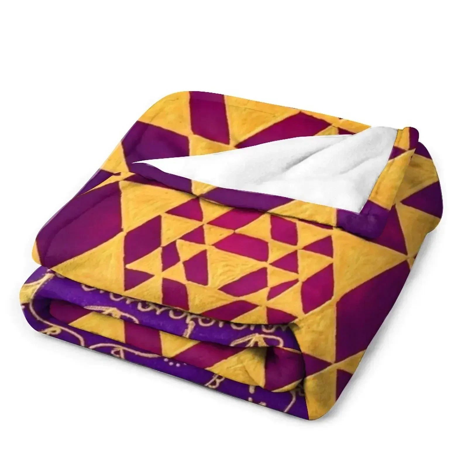 Одеяло с сакральной геометрией Шри Янтра Свободные тонкие одеяла