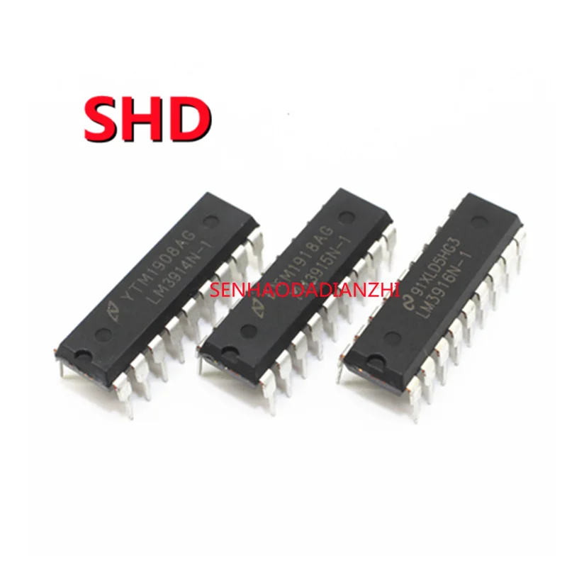 

10pcs LM3914N LM3915N LM3916N LM3914N-1 LM3915N-1 LM3916N-1 DIP-18 LED Lighting Drivers