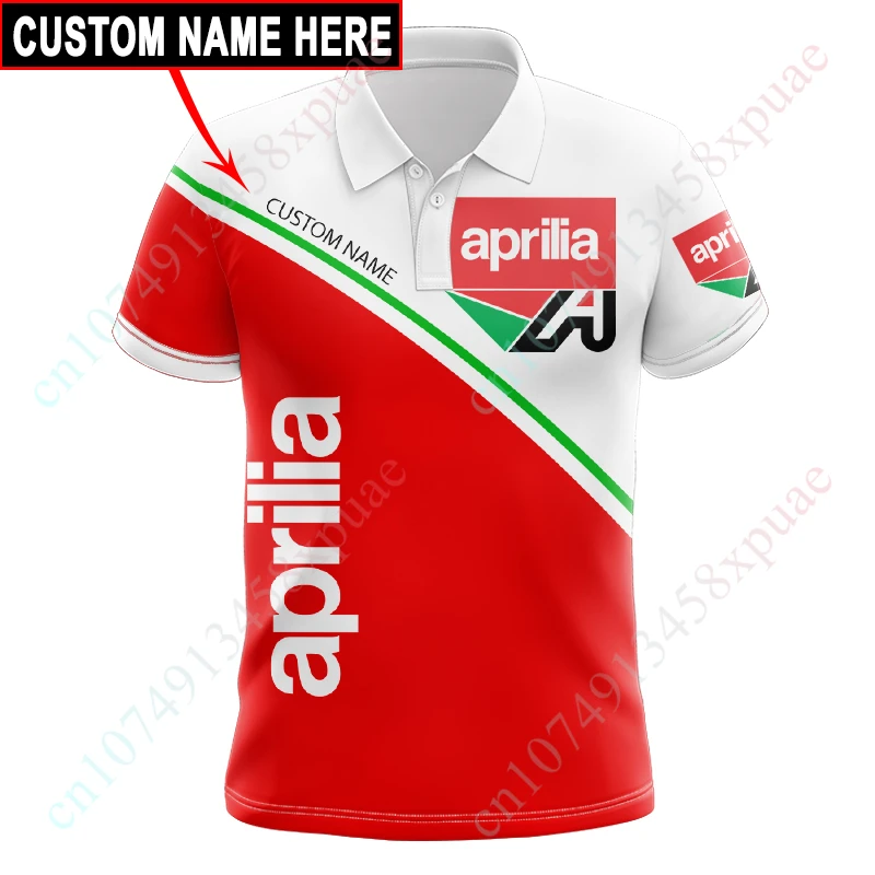 

Aprilia Clothing Casual T Shirt For Men Polo Shirts And Blouses Anime Men T-shirt Quick Drying Short Sleeve Unisex Golf Wear