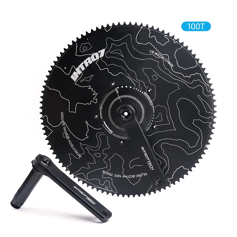 Велосипедные шатуны INTRO7 с фиксированной передачей 70T 100T 170mm 140BCD