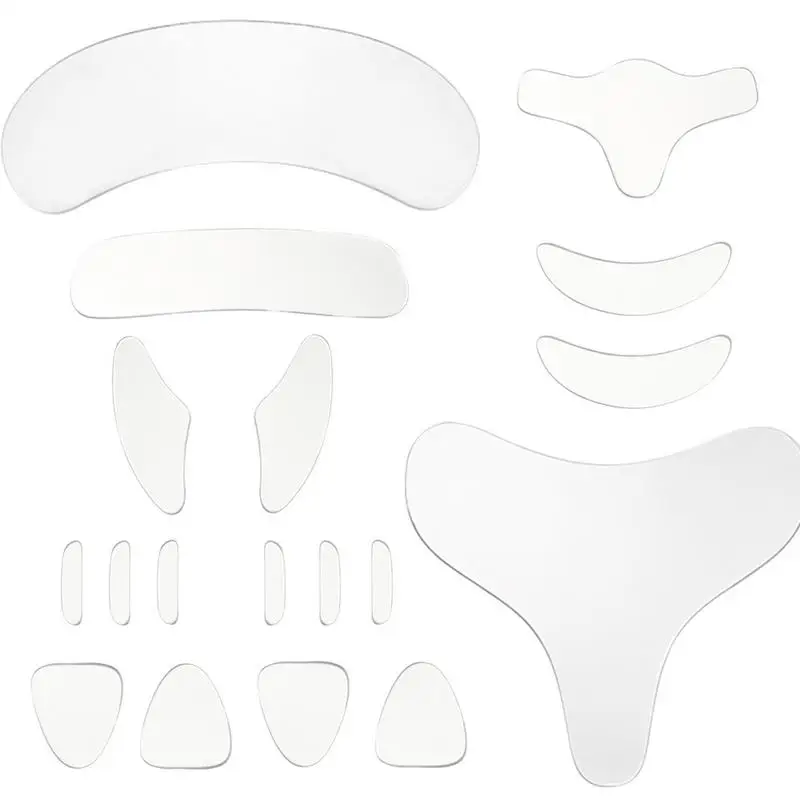 

16 шт./набор, многоразовые силиконовые полоски для удаления морщин