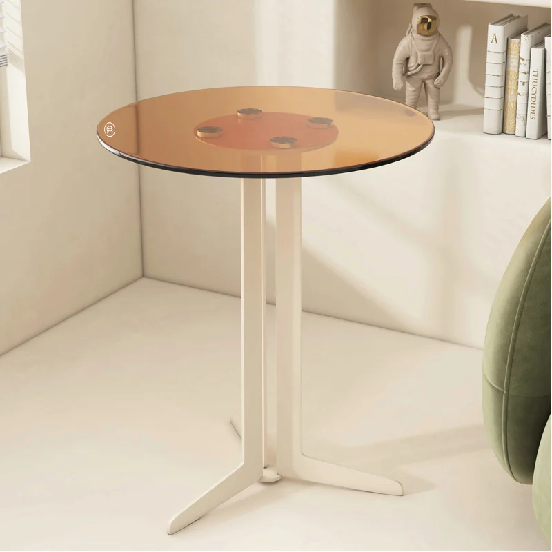 Стеклянные металлические журнальные столики современный дизайн