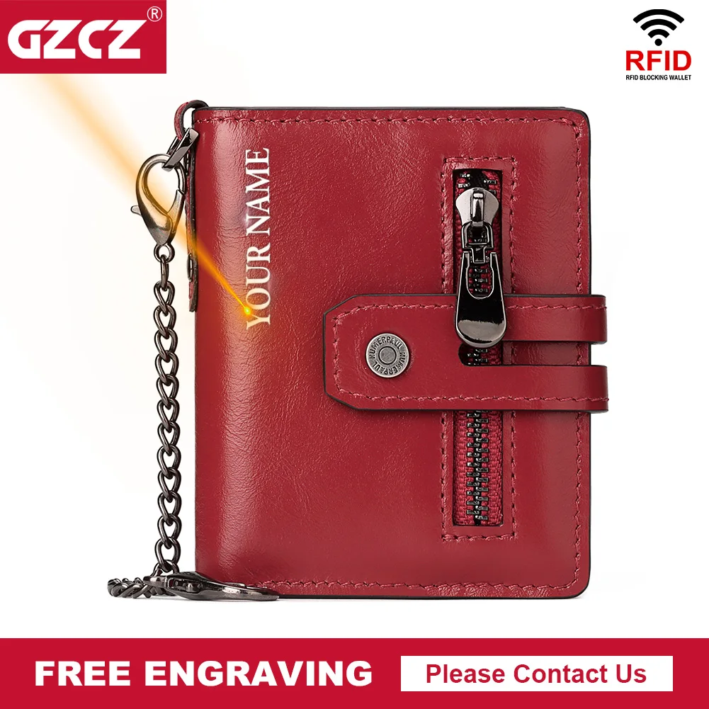 

Кошелек из натуральной кожи с отделением для карт и Rfid-защитой