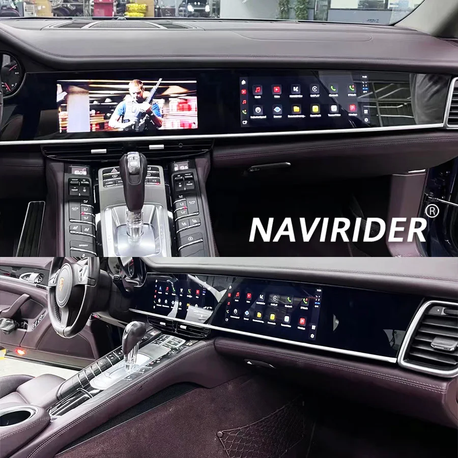 12 3-дюймовый + 11 4-дюймовый двойной экран Carplay для Porsche Panamera 970 2010-2016 обновленный