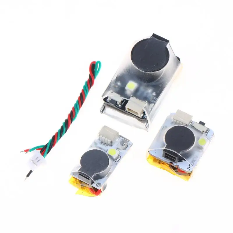 Фото JHEMCU JHE42B JHE20B Finder 110DB: Сверхгромкий зуммер-трекер со светодиодной подсветкой и звуковой сигнализацией для полетных контроллеров FPV-дронов №4
