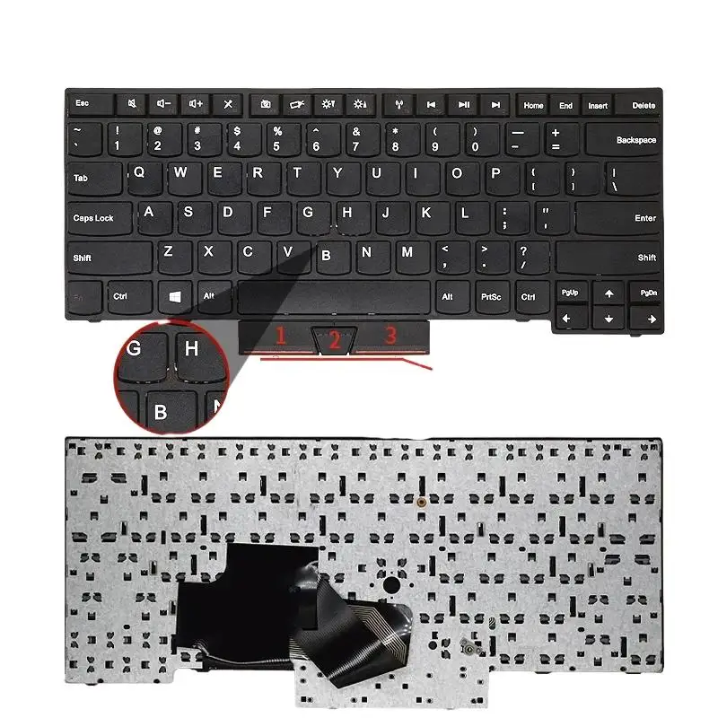 FORНовая сменная клавиатура для ноутбука совместимая с Lenovo Thinkpad E430 E430C E330 E430S E435 S430