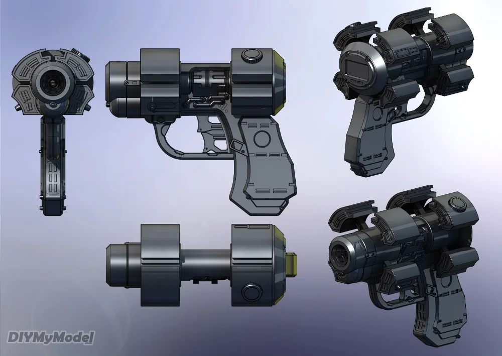 

DIYMyModeI Gantz X Gun Model Scale 1: 1 DIY Handmade Paper Toy Casual Puzzle Decoration