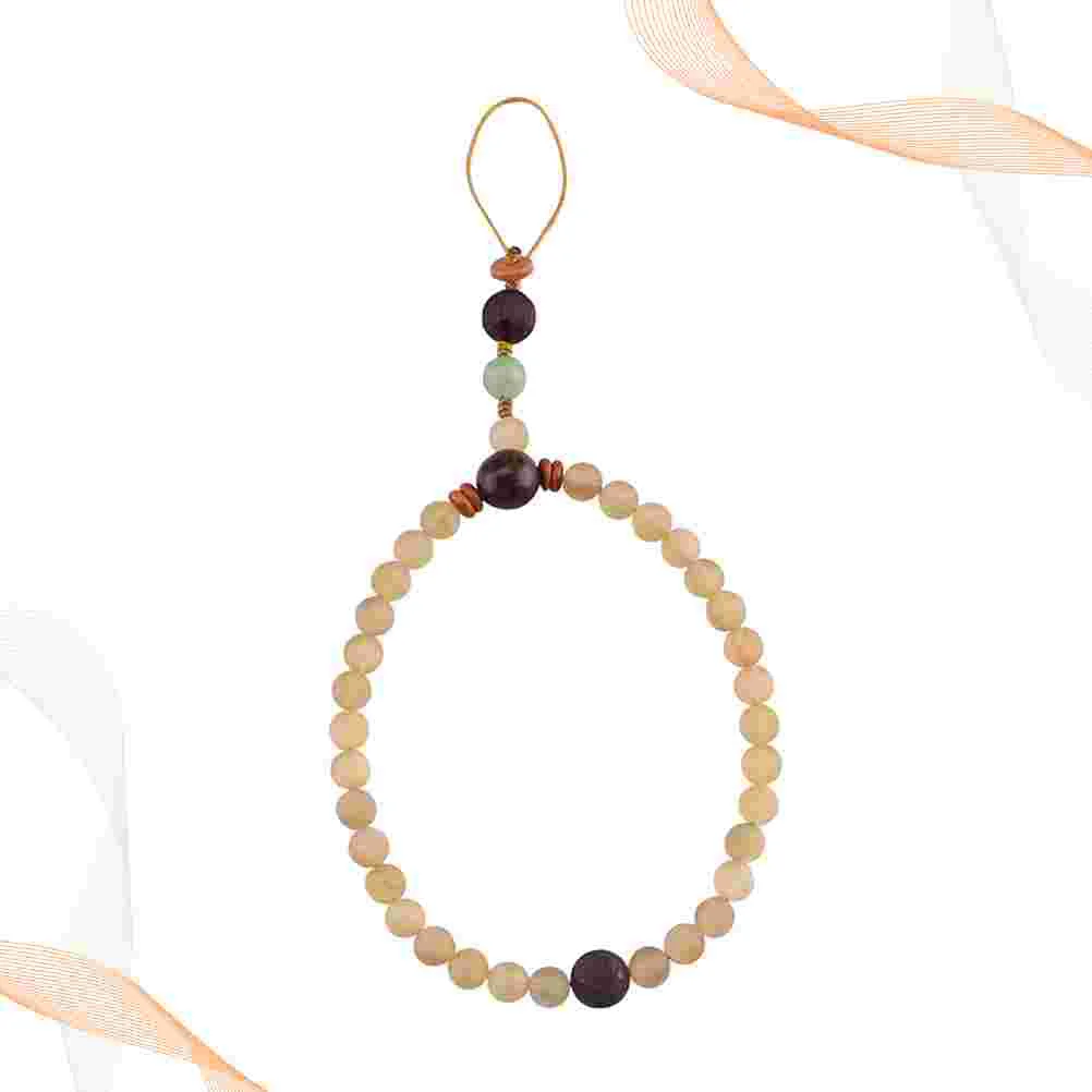 

1pc Strap Stylish Fashion Creative Case Pendant Rope Beads Mobile Lanyard Beads Cellphone Chain