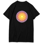 Футболка мужская с круглым вырезом и графическим принтом, в стиле Харадзюку