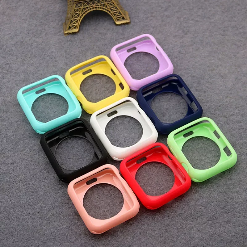 

Чехол для Apple Watch, Чехол 45 мм 44 мм 40 мм, чехол для iWatch 42 мм 38 мм 41 мм, Защитная пленка для экрана, бампер для Apple watch series 7 6 5 4 3 2 1