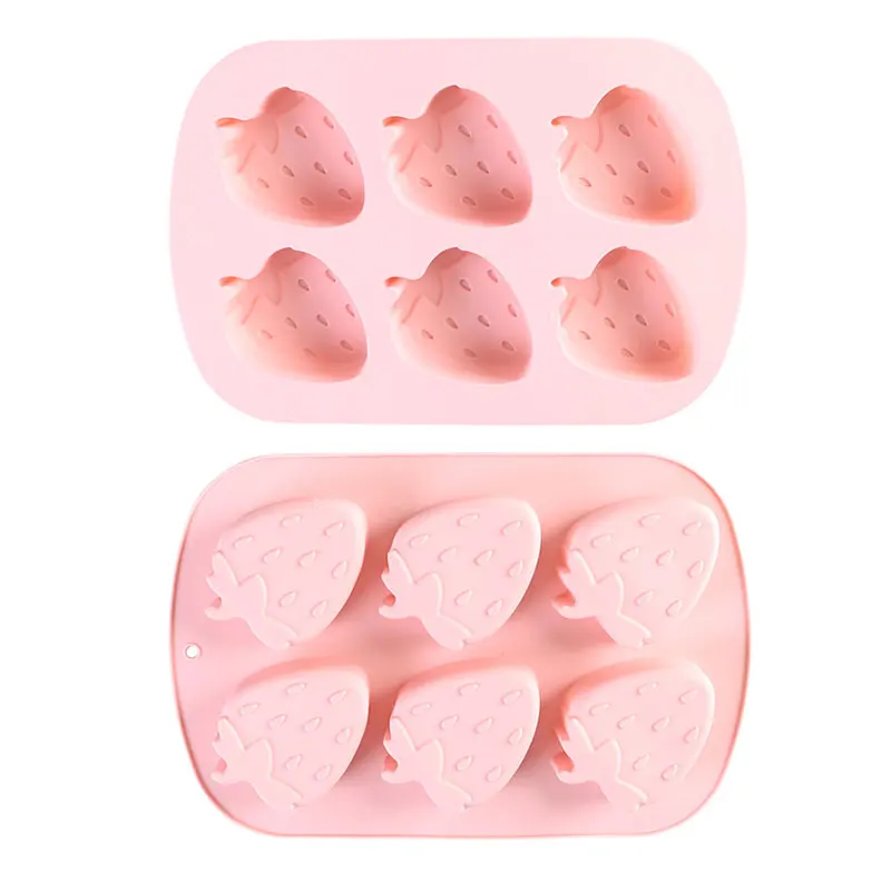 

Silicone Ice Cube Trays Strawberry Lemon Watermelon Ice Ball Maker Baking Mold Chocolate Soap Tray Candy Molds