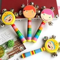 baby toys wood cartoon rattle baby early education rattle rattle childrens toy educational toys for kids musical instrument toy