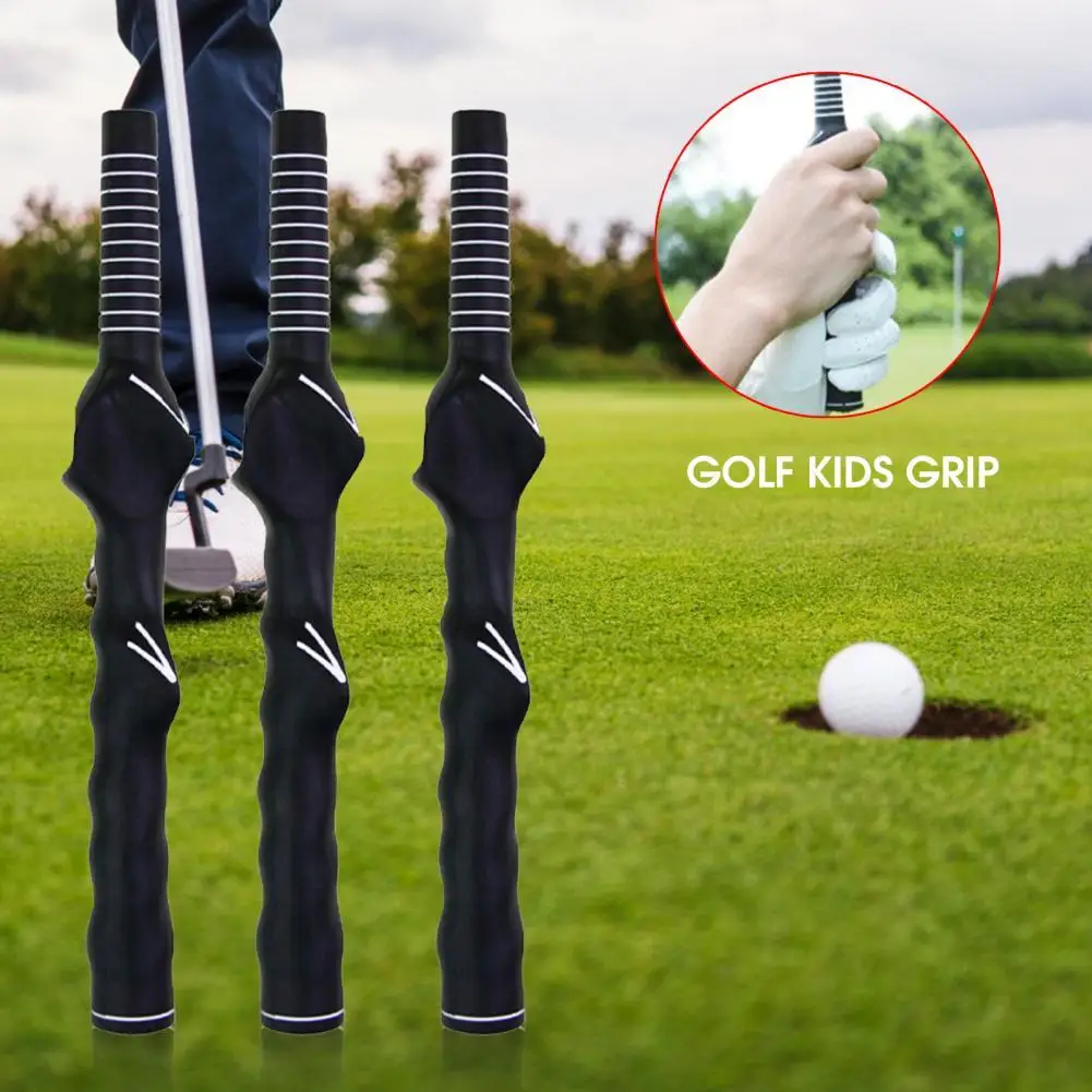 

Golf Swing Grip Universal Rubber Anti Slip Golf Grip Training Aid Swing Trainer for Exercise Club Grip Golf Grip