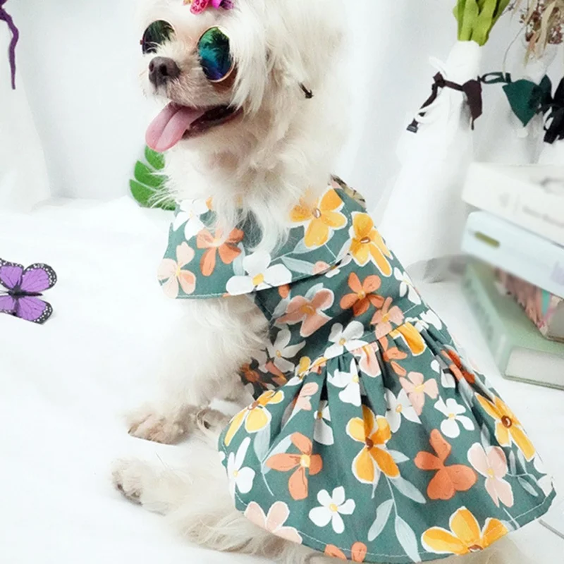 

Dog Dress Pet Cat Puppy Chihuahua Princess Dresses Clothes For Small Dogs Clothing Wedding Dress Cat Costume Pet Skirt