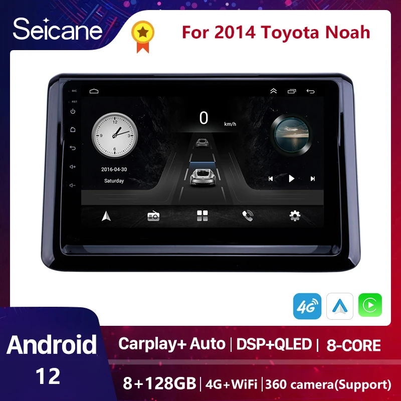 

Seicane 2din Android 10 9 inch Car Radio For Suzuki S2014 Toyota Noah Stereo GPS Multimedia Player Support OBDII DVR 3G Carplay