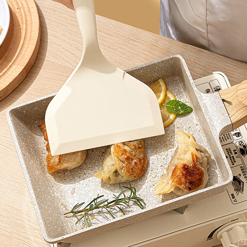 Силиконовая Лопатка С Широким Горлышком Для Антиклейкой Кухонной Утвари Tamago-Yaki