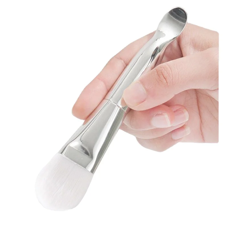 

Soft Face Mask Brush Flat Soft Hair Facial Cleansing Skin Care Blender Foundation Applicator Concealer Brush Beauty Makeup Tool