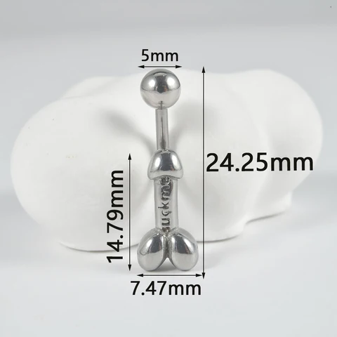 Кольцо для пупка Dreamlee, хирургическая сталь, панк-паук, скорпион