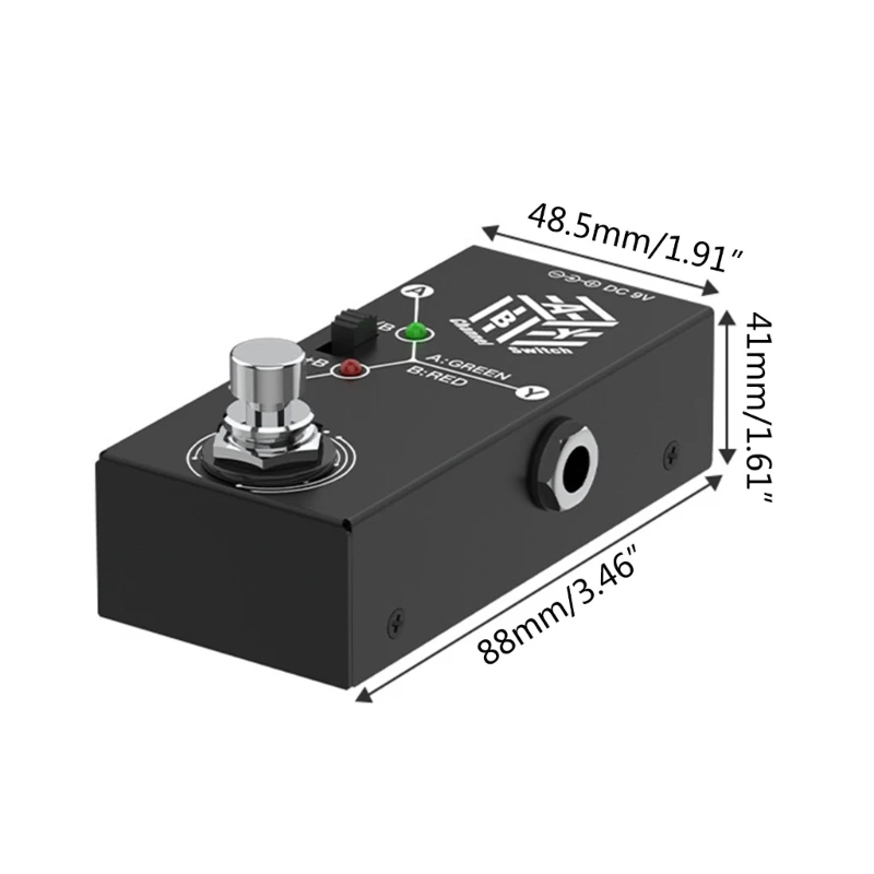 Переключатель каналов ABY Селектор линии AB Гитарная педаль эффектов True Bypass