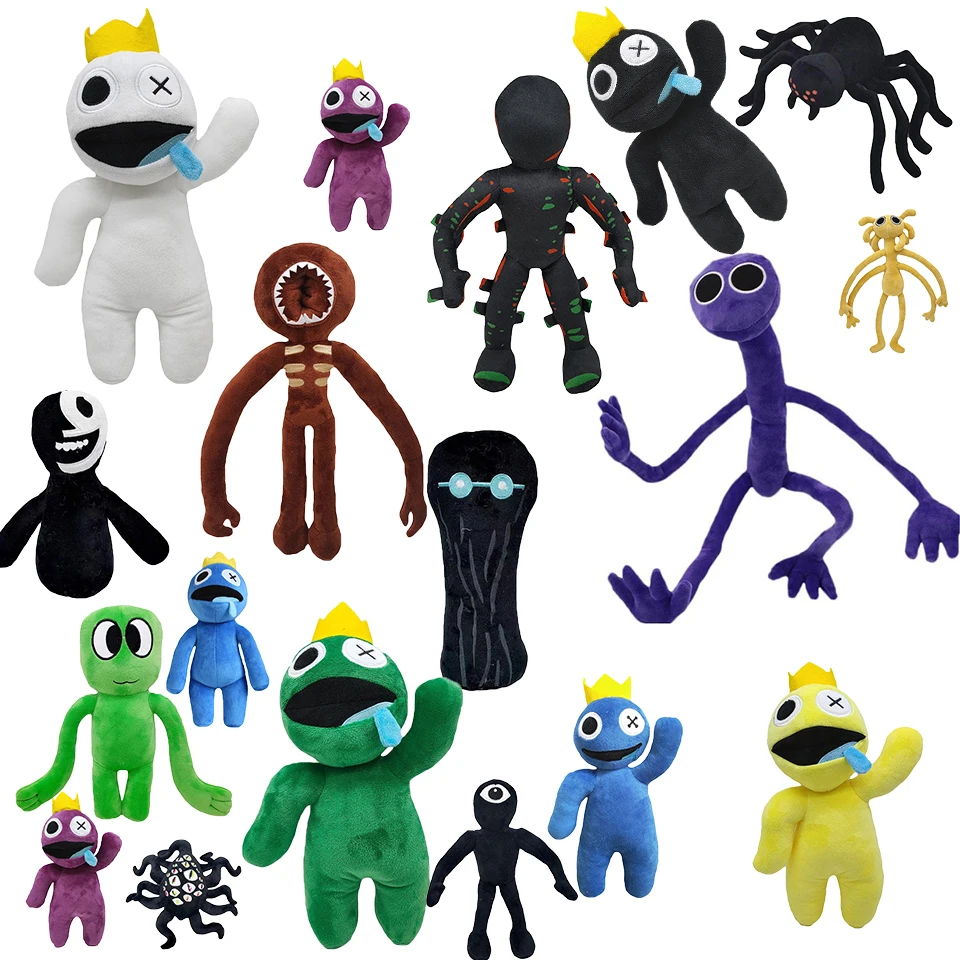

Rainbow Friends Plush Toy Cartoon Kawaii Blue Monster Soft Stuffed Animal Game Character Doll Figure Toys for Kids Fans