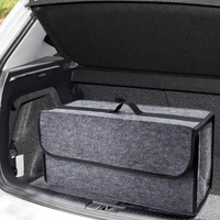 felt car trunk storage box foldable big capacity interior organizer storager portable car container box auto accessories