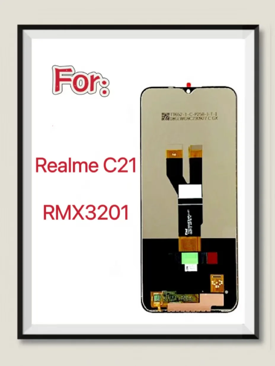 Оригинальный 6 5-дюймовый ЖК-дисплей Realme C21 дигитайзер сенсорного экрана в сборе