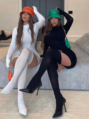 Женское мини-платье Dozw из полиэстера и хлопка