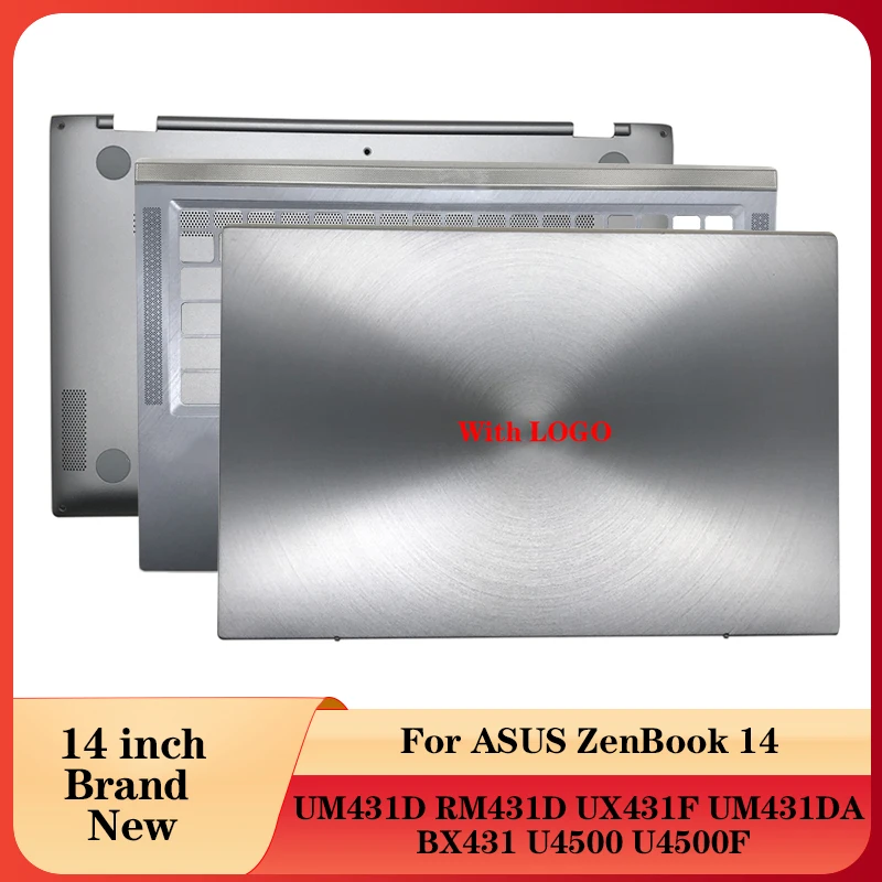 

NEW Laptop For ASUS ZenBook 14 UM431D RM431D UX431F UM431DA BX431 U4500 U4500F LCD Back Cover/Palmrest Upper Case/Bottom Case