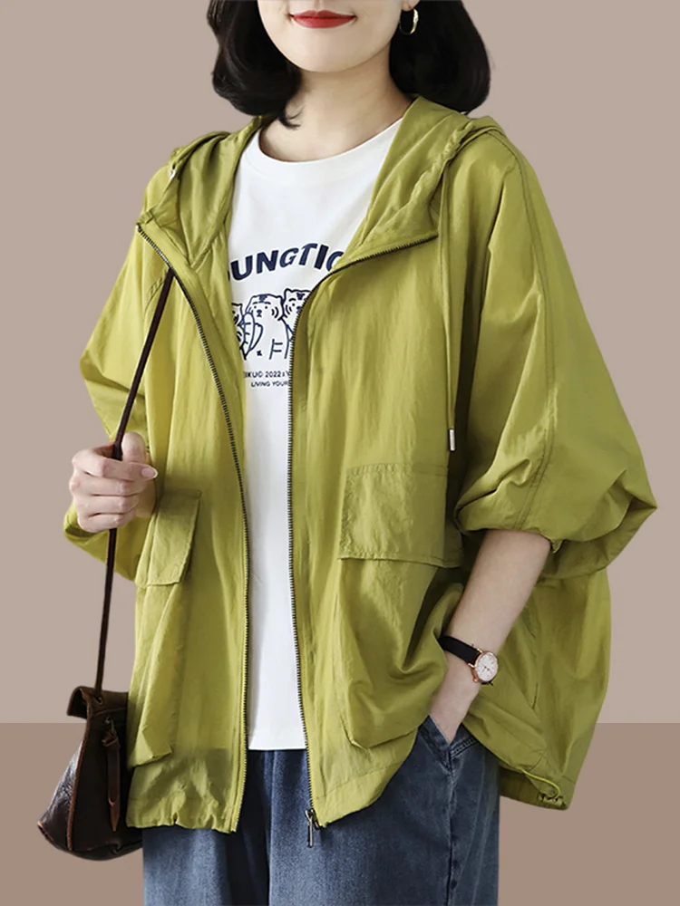 Летняя тонкая Солнцезащитная одежда новинка 2024 модная женская верхняя