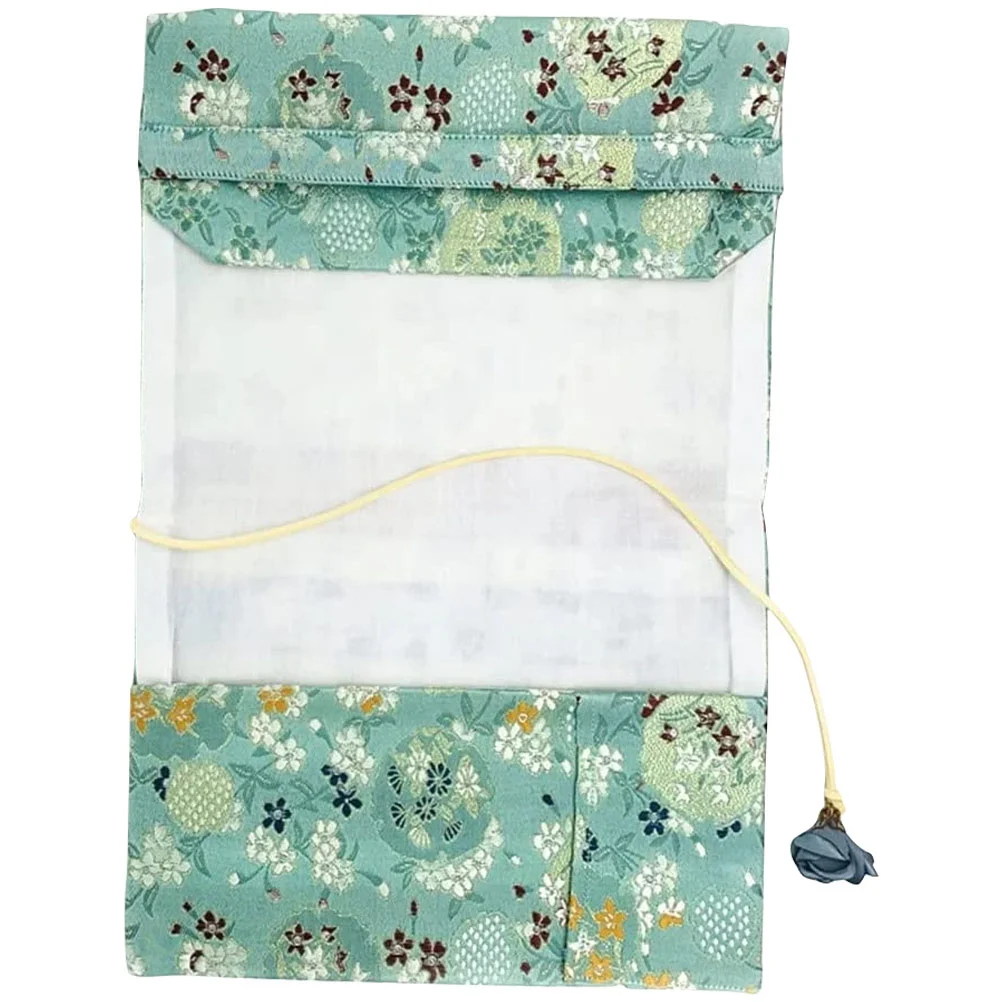 

Office Decore Handmade Cloth Book Cover Decorative Sleeve Protection Protector Adjustable Fabric Student Free