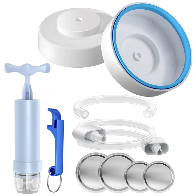 

Food Preservation Vacuum Sealing Machine With Hose And Portable Manual Vacuum Pump Suitable For Mason Cans